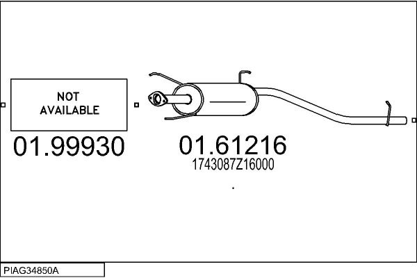 MTS PIAG34850A005021