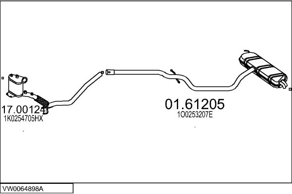 MTS VW0064898A033645
