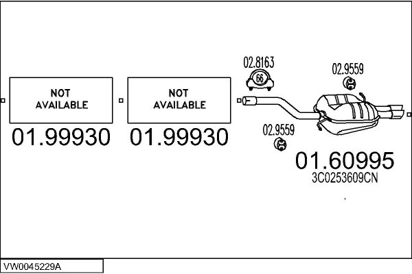 MTS VW0045229A026609