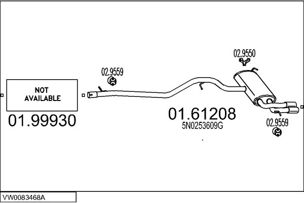 MTS VW0083468A057510