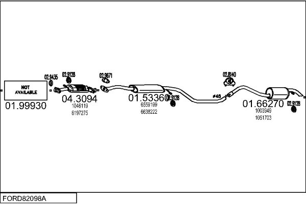 MTS FORD82098A001581