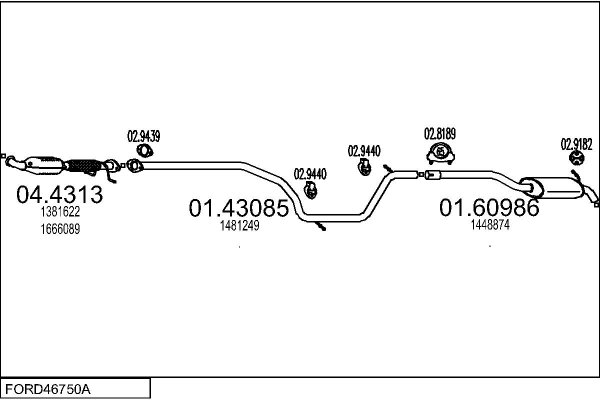 MTS FORD46750A005575
