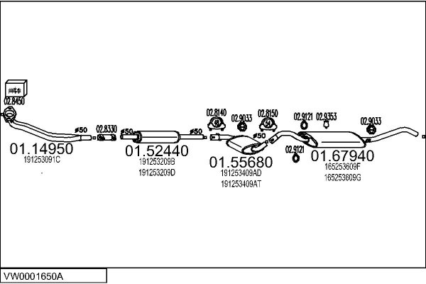 MTS VW0001650A008052