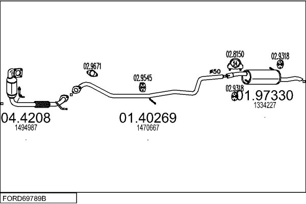 MTS FORD69789B018330