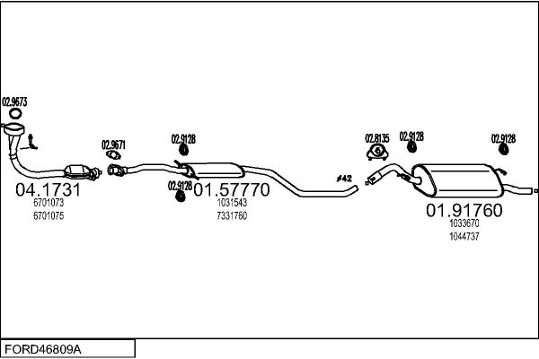 MTS FORD46809A005181