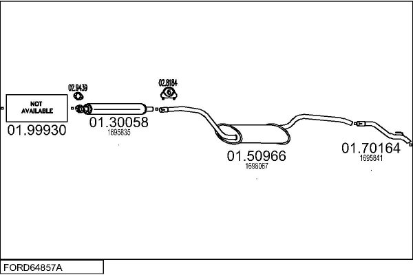 MTS FORD64857A031093
