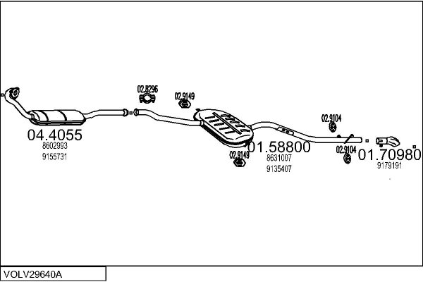 MTS VOLV29640A007255