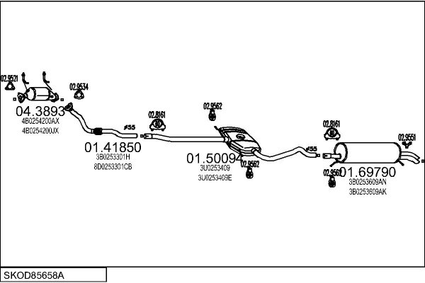 MTS SKOD85658A016291