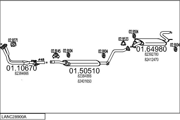 MTS LANC28900A002671
