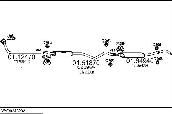 MTS VW0024820A001643