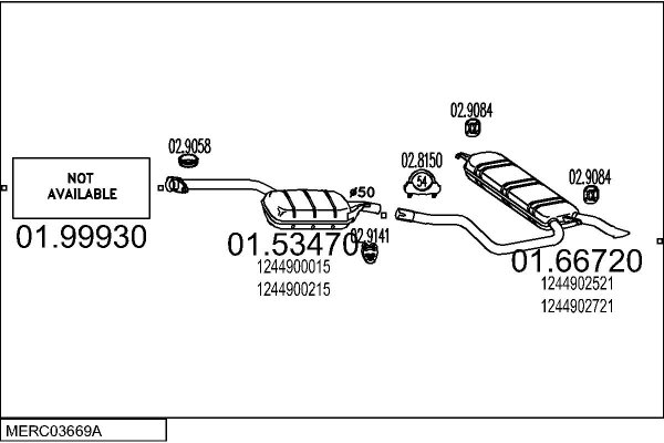 MTS MERC03669A000495