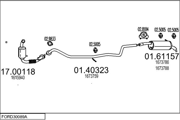 MTS FORD30089A031520