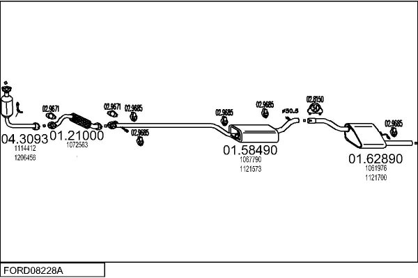 MTS FORD08228A027247