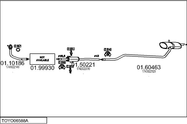MTS TOYO06588A014695