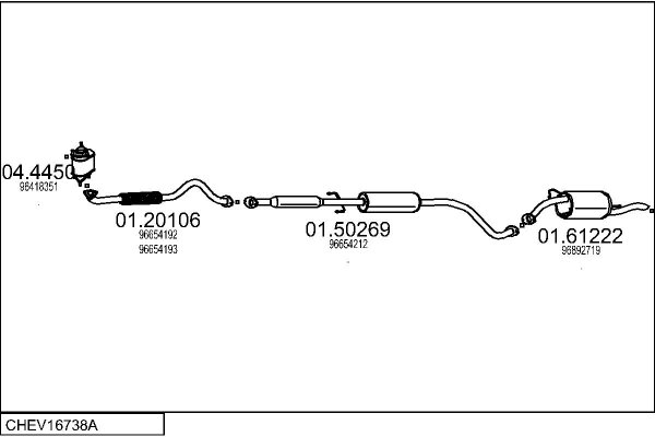 MTS CHEV16738A019501
