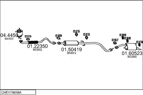 MTS CHEV78838A032290