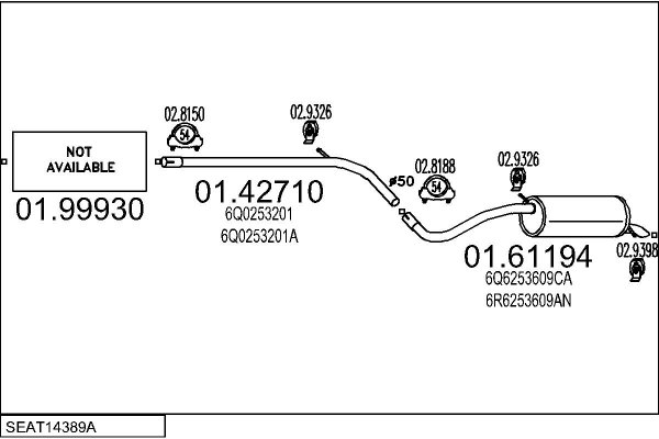 MTS SEAT14389A027587