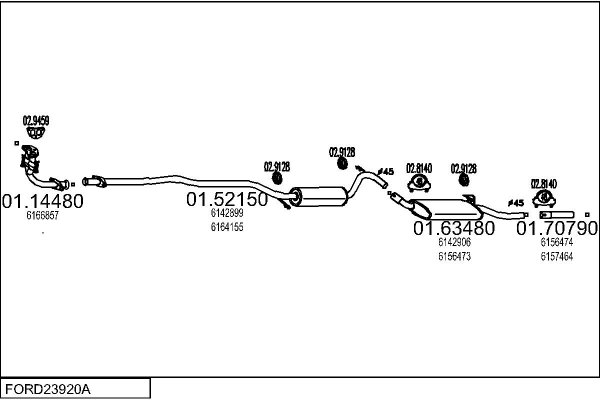 MTS FORD23920A001484