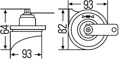 HELLA 3FH 007 728-831 HELLA 3FH 007 728-831