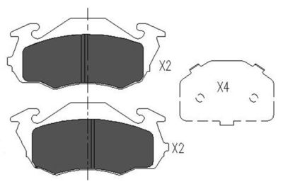 KAVO PARTS KBP-8017