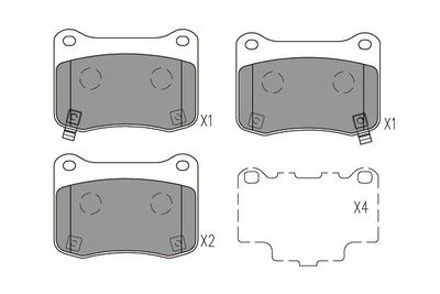 KAVO PARTS BP-9158