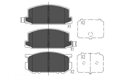 KAVO PARTS KBP-8006