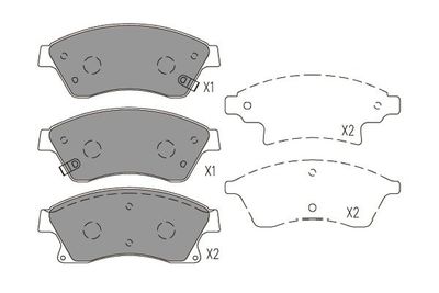 KAVO PARTS BP-1023