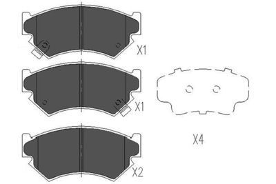 KAVO PARTS KBP-8011