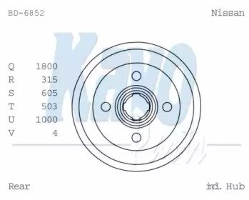 KAVO PARTS BD-6852