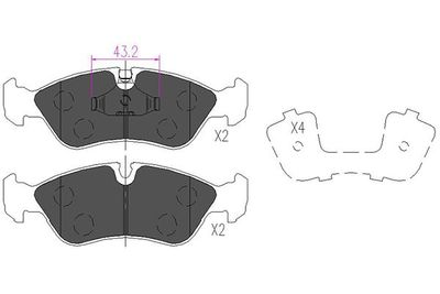 KAVO PARTS KBP-1004