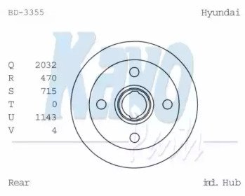 KAVO PARTS BD-3355