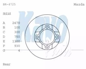 KAVO PARTS BR-4725