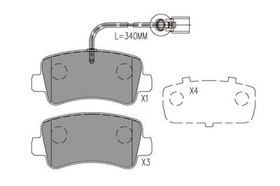 KAVO PARTS BP-6629