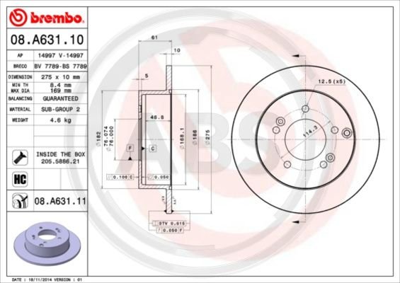 A.B.S. 08.A631.11