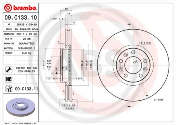 A.B.S. 09.C133.11