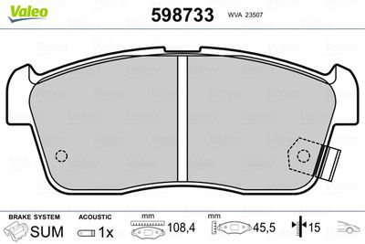 VALEO 598733