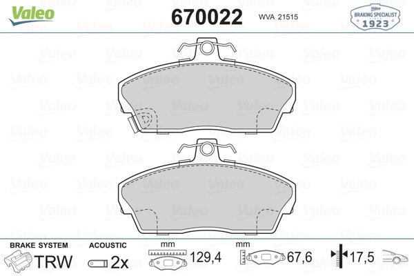 VALEO 670022