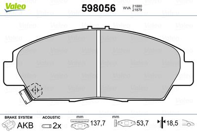 VALEO 598056