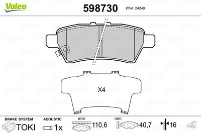 VALEO 598730