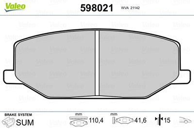 VALEO 598021