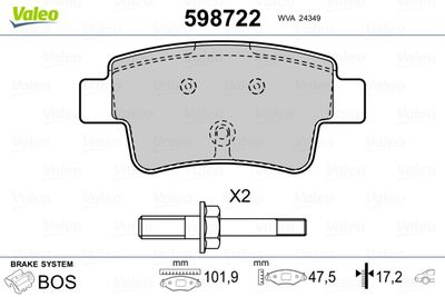 VALEO 598722