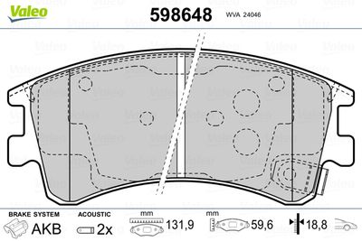 VALEO 598648