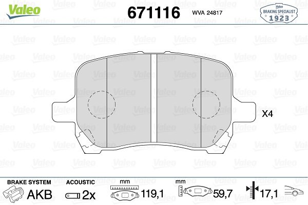 VALEO 671116