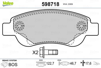 VALEO 598718