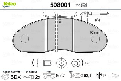 VALEO 598001