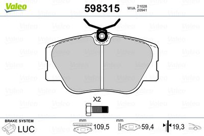 VALEO 598315