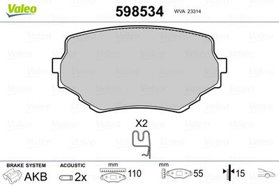 VALEO 598534