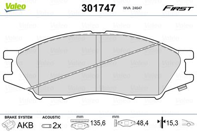 VALEO 301747 VALEO 301747
