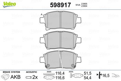 VALEO 598917