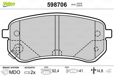 VALEO 598706